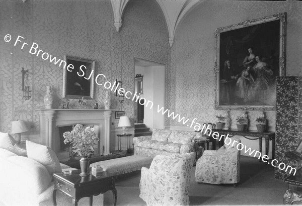 LISMORE CASTLE  DRAWING ROOM FROM SOUTH WEST